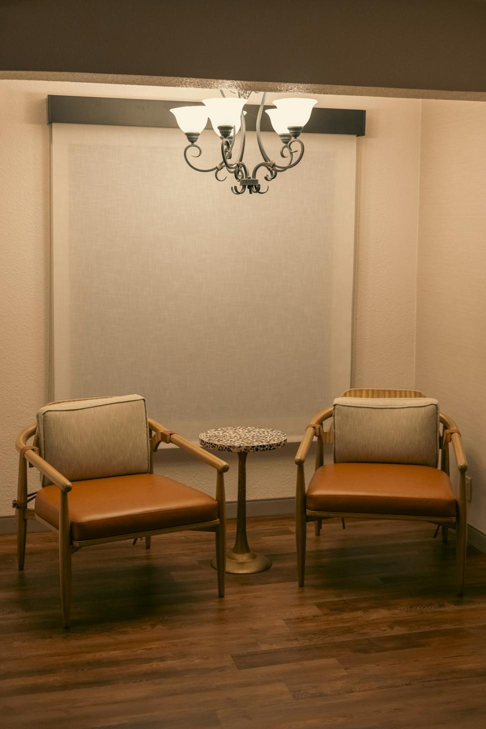 Spa treatment room