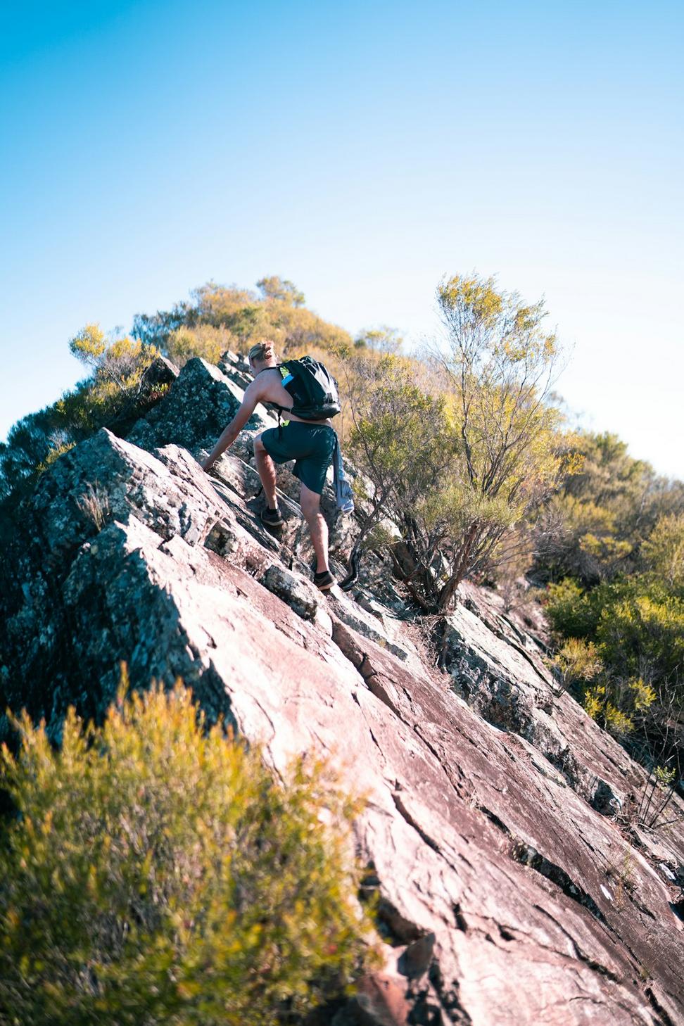 Rock climbing