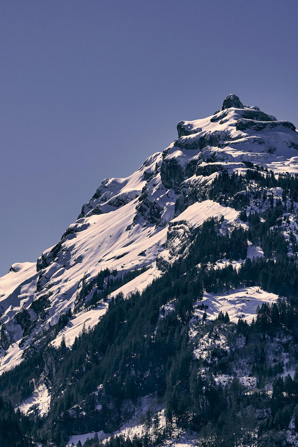 Mountain landscape representing security and trust